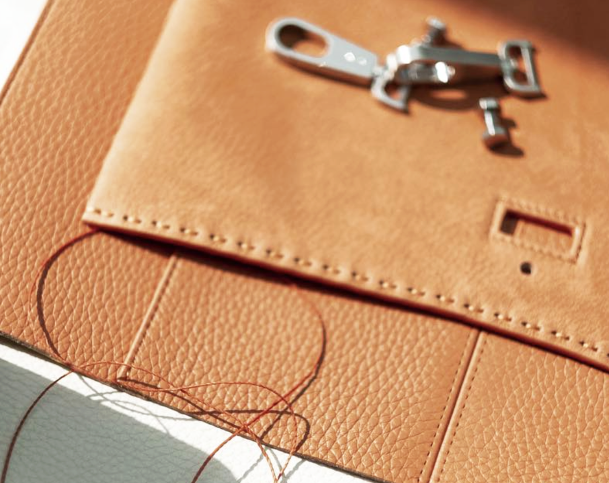 Leather material detail